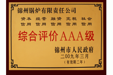 09年综合评价AAA级